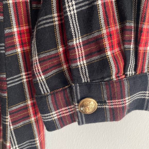 Zara woman button-down plaid shirt dress size X-Small - Picture 4 of 4